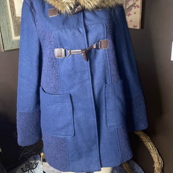 #34🎊3/10/23@7:30pm cst😍 M Coffeeshop Wool Blue Coat💙 - Picture 3 of 12